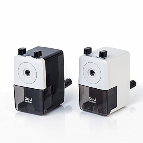 Black & White Mini Pencil Sharpener High Quality Preschool Shape Compact size Portable light weight easy to use Gift for kids Baby Educational