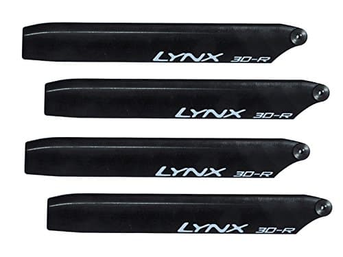 LynX Plastic Main Blade 125mm - Stretch - T-Rex150 - Pro Edition - Black - 2 Set