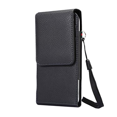 Belt Clip Case,Jaminer Black Universal Carrying Cell Phone Case Belt Clip Holster Pouch Mens Waist Pack For Smartphones , 6.3"