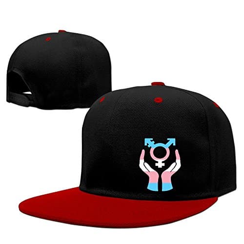 JSKIBU Support Transgender Rights Adjustable Baseball Cap Red