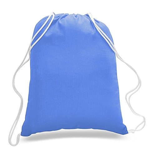 60 pieces - Cheap 100% Cotton Drawstring Bags