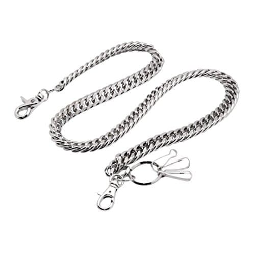 Heavy Thick Cut Links wallet chain Swivel Trigger snap Biker Punk Key chain