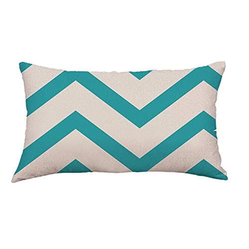 Skang Geometric line 30cm*50cm/12 * 20" wear-resistant rectangular sofa bed home decoration bedroom living room holiday pillow cover cushion cover