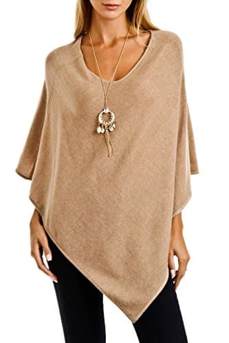Cashmere Poncho (taupe)