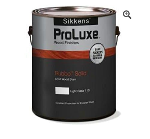 1-gal. White Solid Rubbol Exterior Wood Finish
