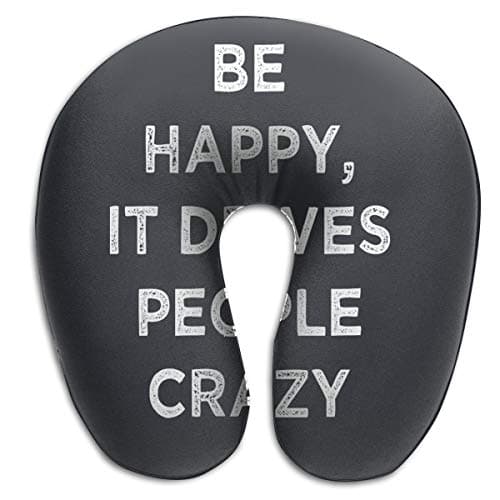 U-Shaped Neck Pillow It Drives People Crazy Pillows Soft Portable for Travel Reading Sleeping