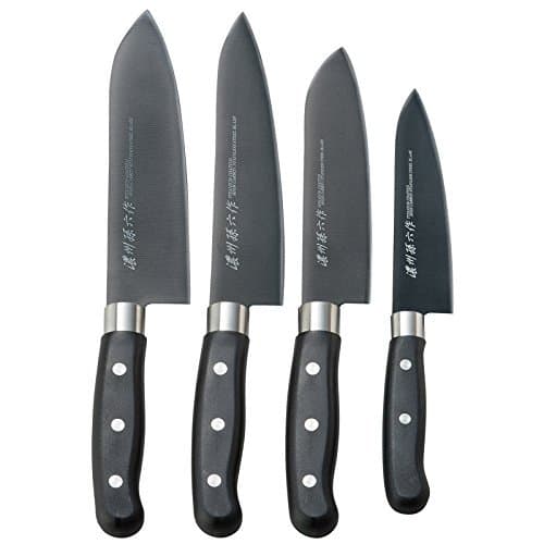 Mr. Magoroku Titanium coating knife 4-piece set
