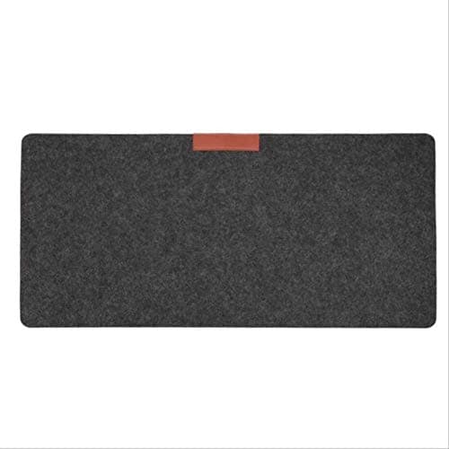 BUDIAN Mouse Pads 700 * 330Mm Large Office Computer Desk Mat Modern Table Keyboard Mouse Pad Wool Felt Laptop Cushion Desk Mat Gamer Mousepad Mat Gray
