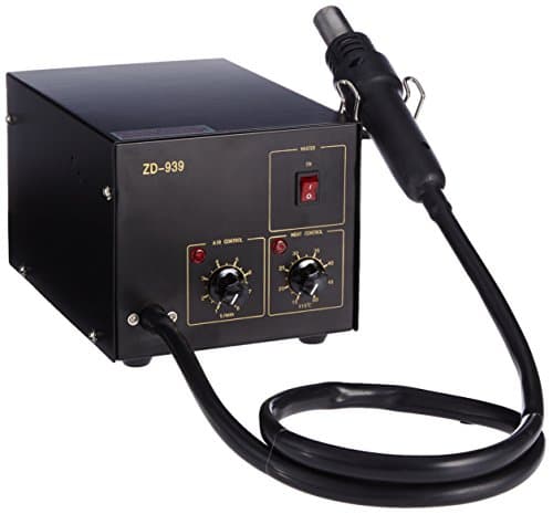 SMD soldering and desoldering using hot air for Micro-Components