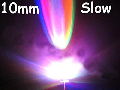 20pcs x 10mm Slow RGB Flash Rainbow Multicolor LED (Red Green Blue)