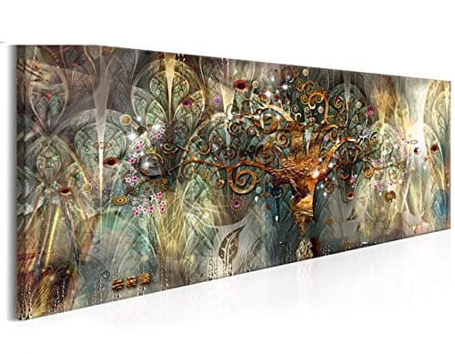 5D Diamond Painting Kit Full Drill Large Size DIY Diamond Art Embroidery Crystal Rhinestone Cross Stitch Adult Child Handmade Canvas Painting for Home Wall Decor Gift Tree of Life Square drill,40x80cm