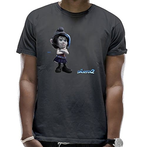 Man's Joker Shirts Smurfs Short Tee DeepHeather