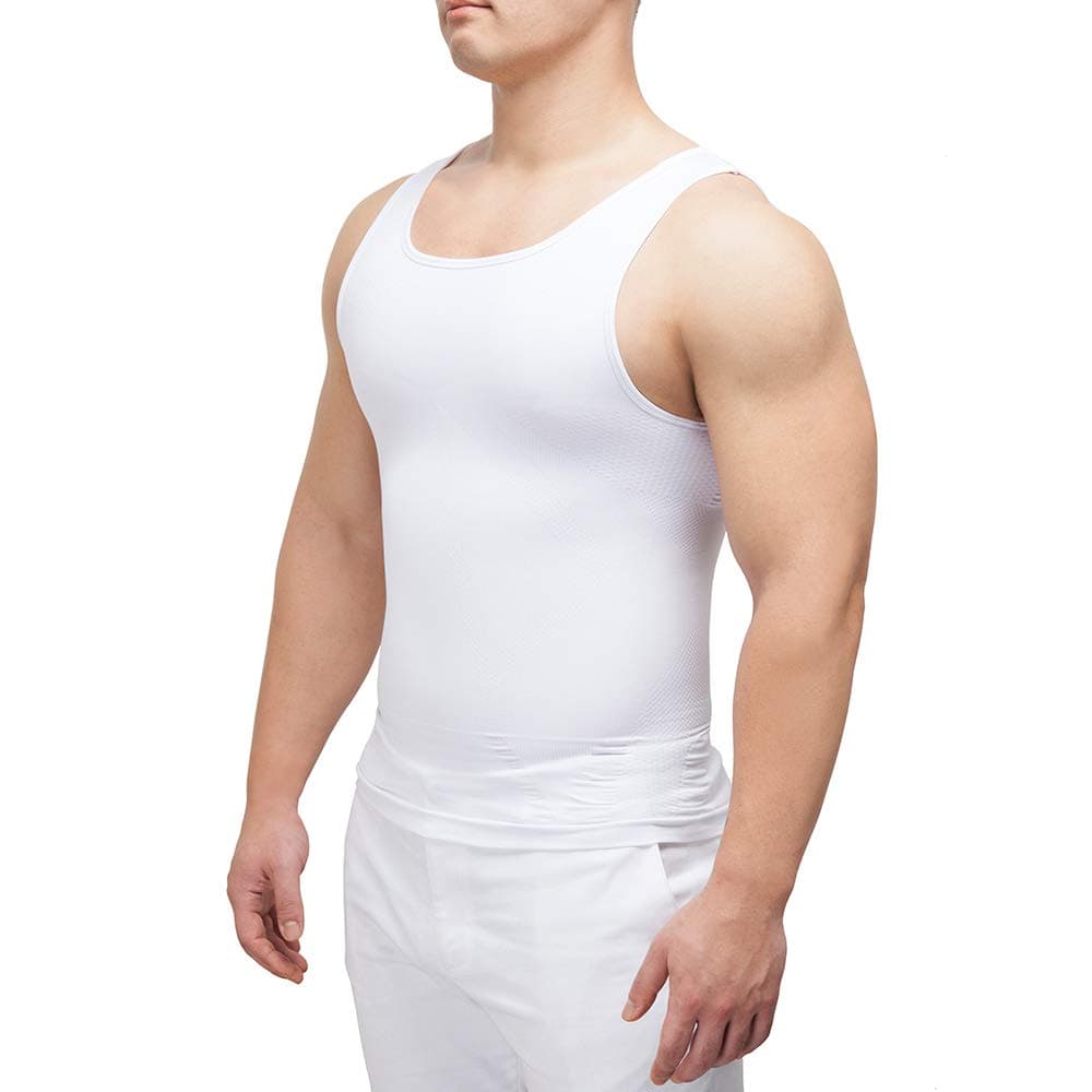 Men's Chest Compression Slimming Body Shaper Workout Undershirts