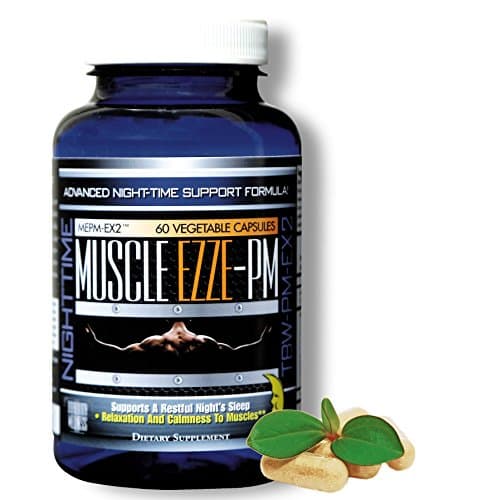 All Natural Sleep Aid Supplement "Original" Night Time PM Support Formula with Melatonin and Herbal Muscle Relaxants. 60 Capsules.