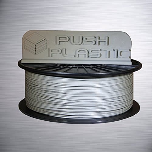 Push Plastic 3mm Gray ABS Filament 1kg (2.2 lbs) spool