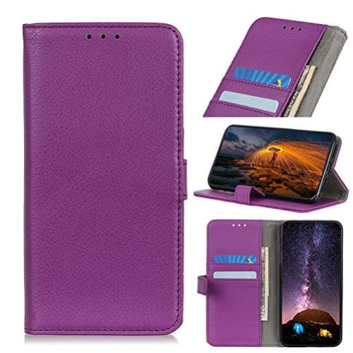 Torubia Case Compatible with Alcatel 1S 2019 Wallet Leather Case with Protective Durable Leather case Shell Folio flip Cell Phone Cover Bag with Card Slots,Cash Pocket,Purple