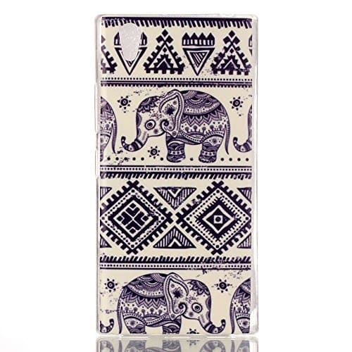 Camiter Elephant Design Clear Skin Soft Flexible Extremely Thin Gel TPU Series Scratch-Proof Back Protective Skin Cover Case for Lenovo P70