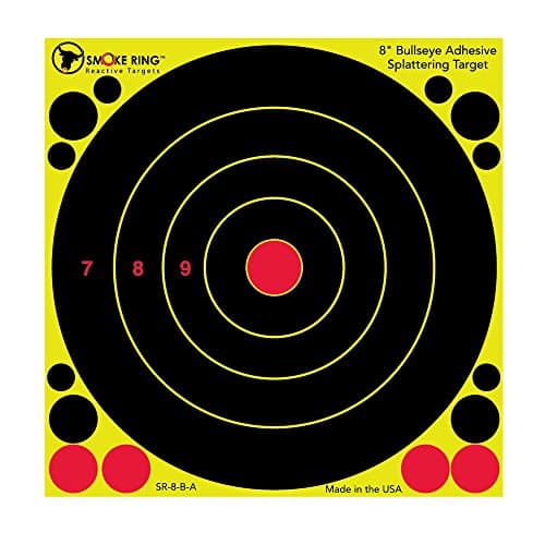 Smoke Ring 8” Bullseye Targets - Reactive Adhesive