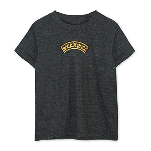 Port 213 Boys Rock N Roll patch tri-blend t shirt (10 yrs)