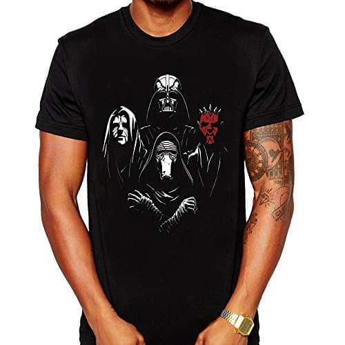 Darth Vader Kylo Ren Darth Maul Darth Sidious Star Wars Clothings (XXXXL, Black)