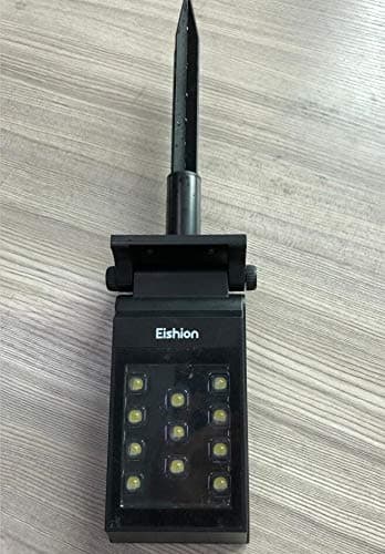 Eishion Solar Landscape Spotlight, 11 LED Bulbs Waterproof Solar Wall Light Solar Lights Outdoor, Auto On/Off for Patio Pool Yard, Driveway'(2Pack)