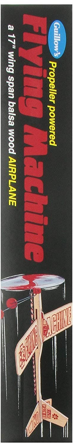 2 Pack Guillow's Flying Machine Rubber Band Powered Balsa Wood Toy Airplane