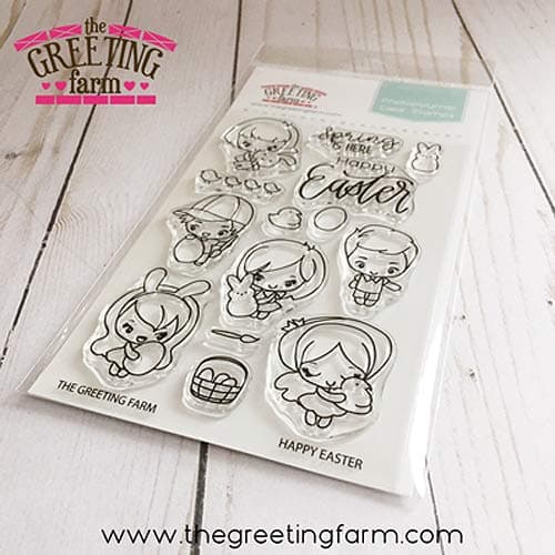The Greeting Farm Clear Stamps Happy Easter