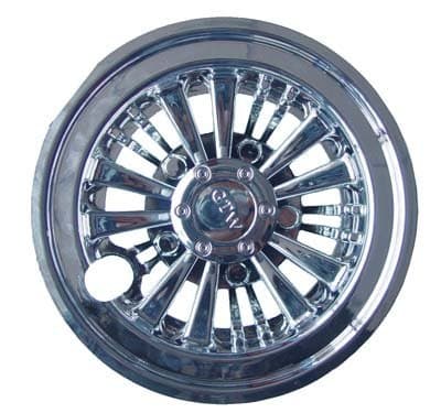 WHEEL COVER, 10" MEDUSA CHROME