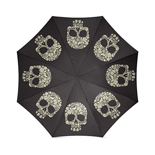 Fashion Design Sugar Auto Foldable Umbrella 100% Polyester