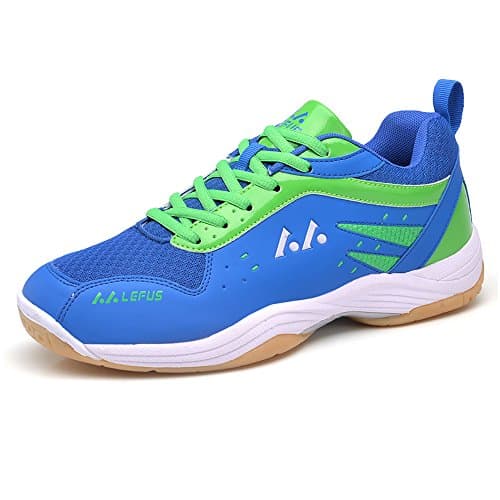 Men's Badminton Shoe Performance Training Sneaker (men us-10, blue)