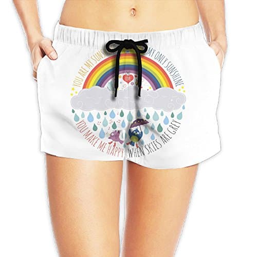 Sunshine Rainbow Different Woman Quick-drying Board Shorts