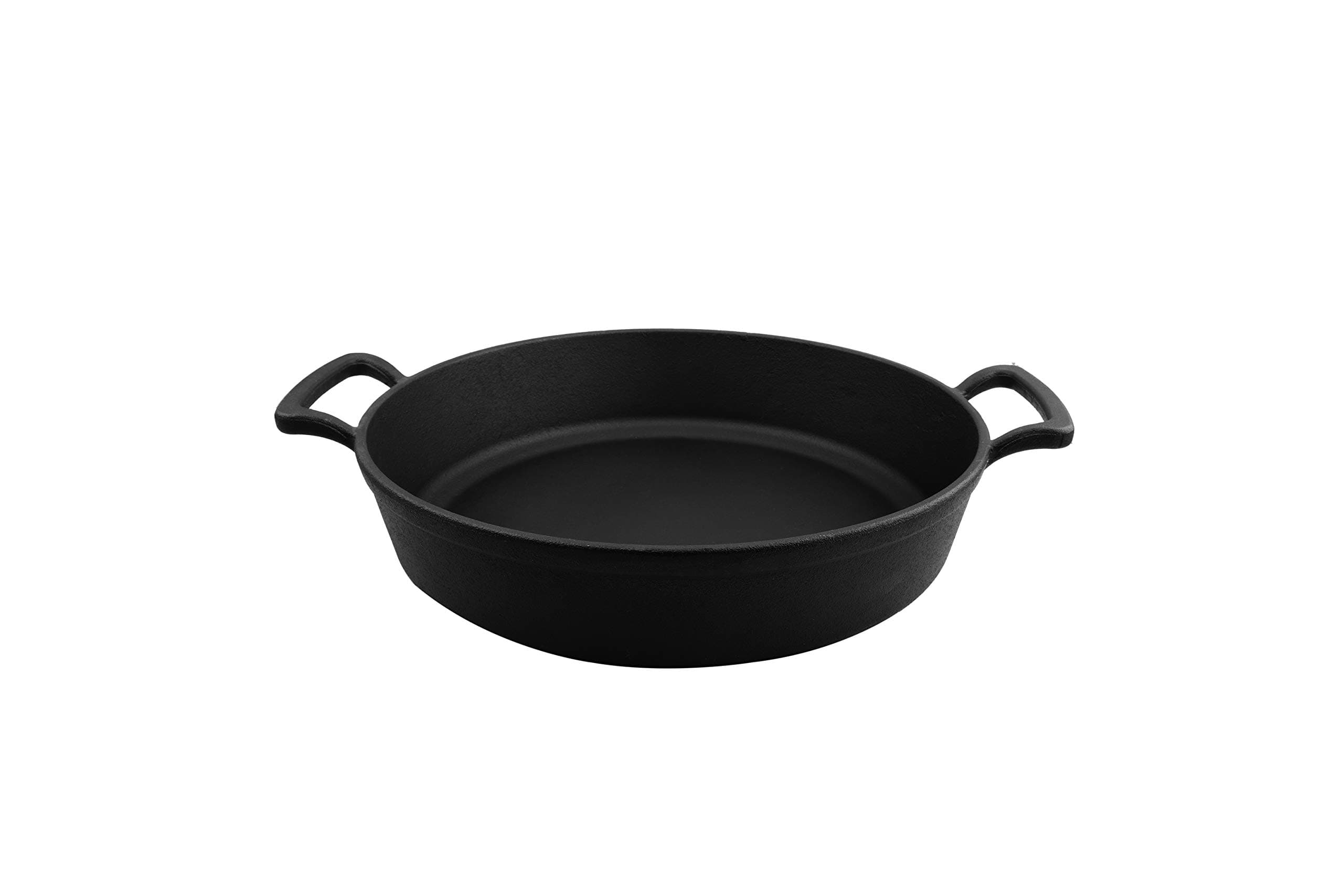 Alpha Global Cast Iron Nonstick Baking Round Pan Black 12.5 Inch