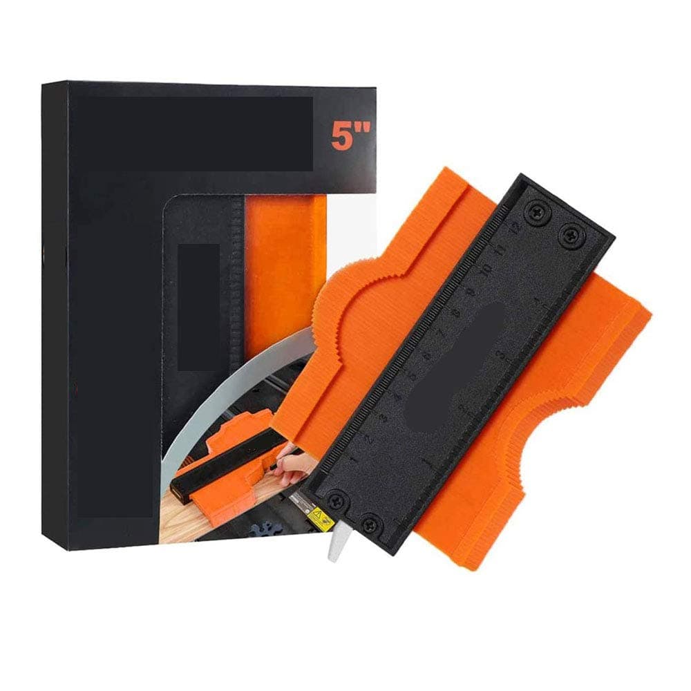 Raddile Contour Gauge Duplicator (5 Inch Lock) Profile Tool- Adjustable Lock-Precisely Copy Irregular Shape -Irregular Welding Woodworking Tracing - Must Have Tool for DIY Handyman, Construction