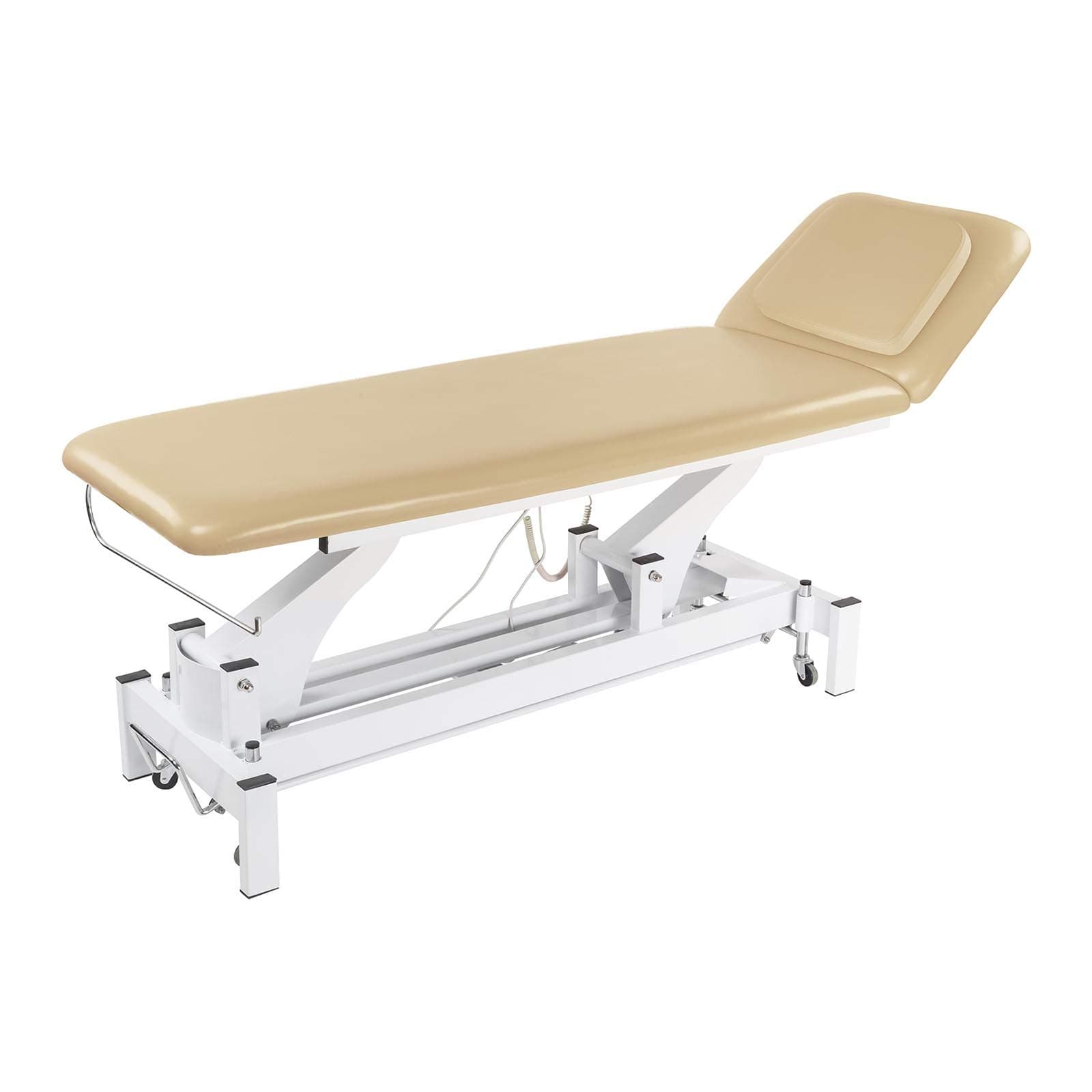 Physa Relaxo Electric Massage Table Massage Bed Massage Therapy Table Beige RELAXO (Imitation Leather, Height 72-95cm, Foot Pedal, Remote Control)