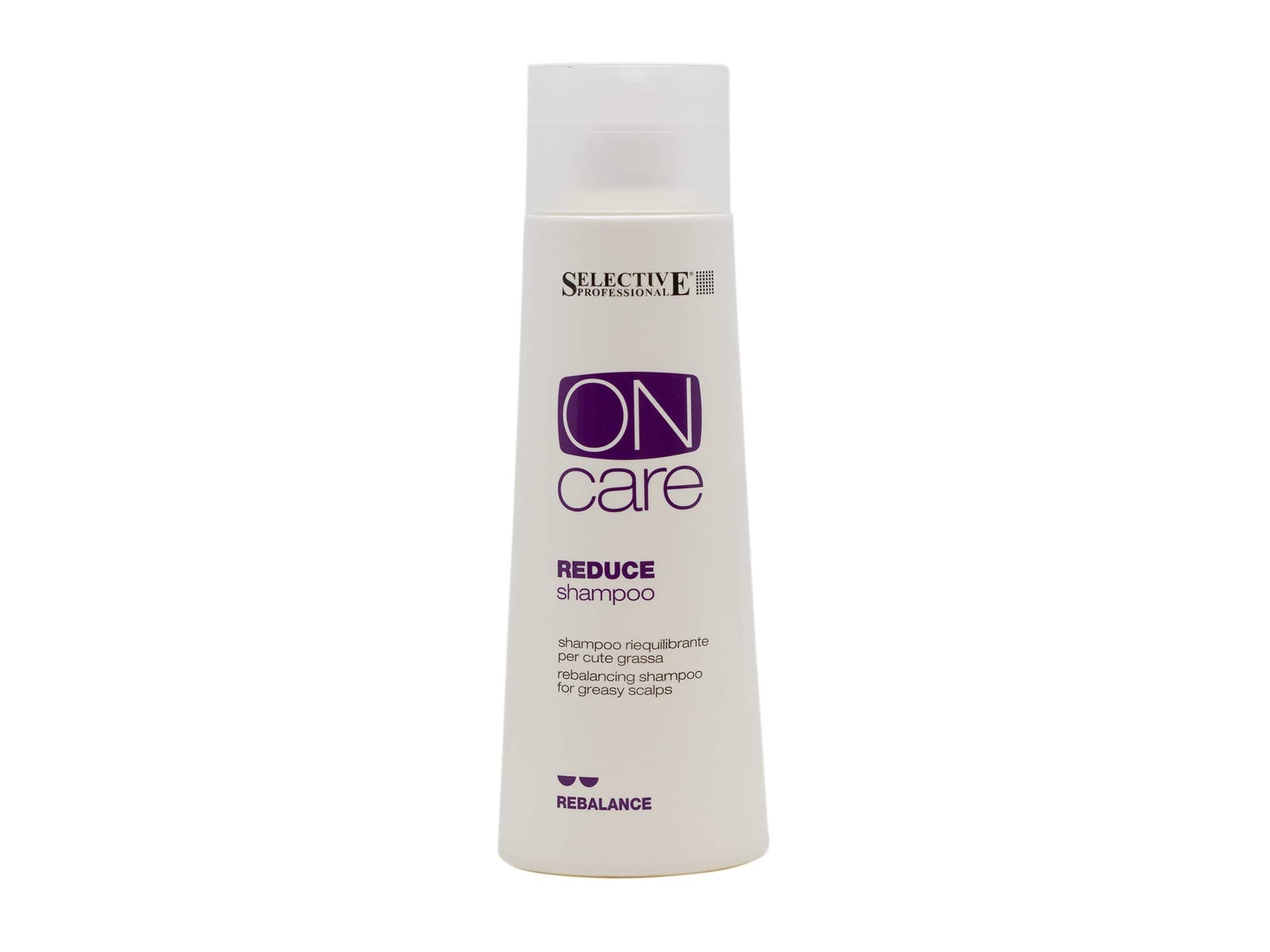 Selective On Care Reduce Shampoo 250 ml for gentle cleansing.