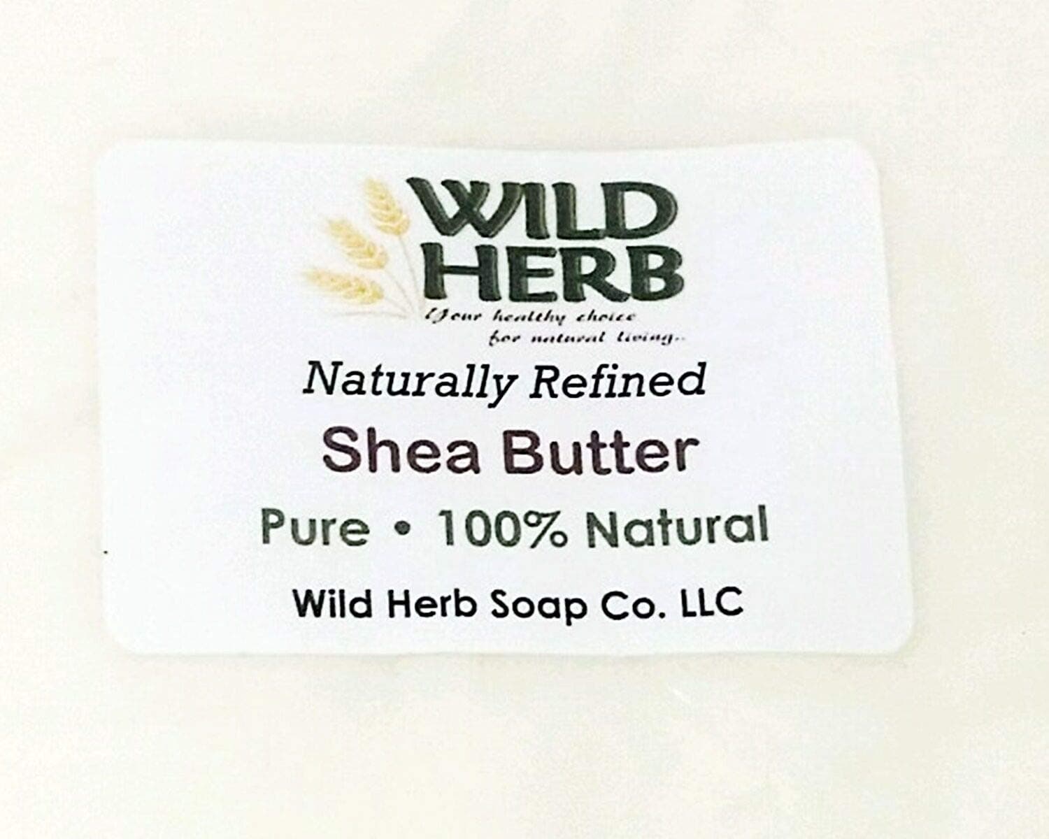 Wild Herb Refined Shea Butter sourced from a USDA and ISO 9001 Certified Organic Supplier