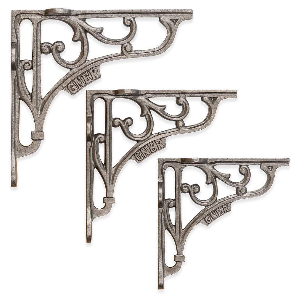 Suffolk Latch Co | GNER Cast Iron Shelf Bracket (5 Inch)