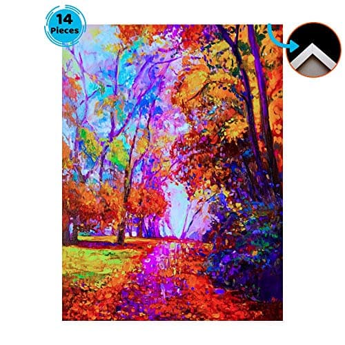 Diamond Dotz Full Drill - DIY Art Crafts, Framed, 14 Pieces, 12''x16''