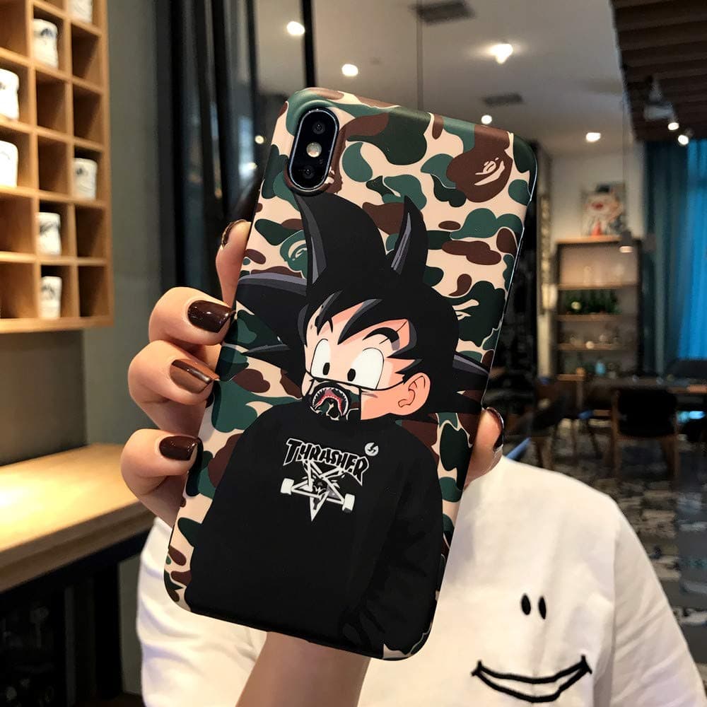 Kplvet iPhone Xs Max Soft Case,IMD Tech Top Sleek Smooth Texture Anti Scratch Non Faded Coloring Premium TPU Slim Fit Case for 6.5 iPhone Xs-Max,Street Fashion Trend Phone Cover (Kong Camo)