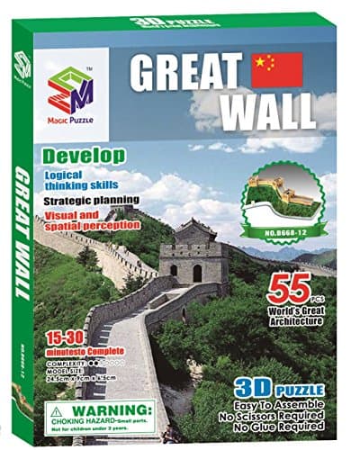 The Chines Great Wall 3D Puzzle, 55 Pieces
