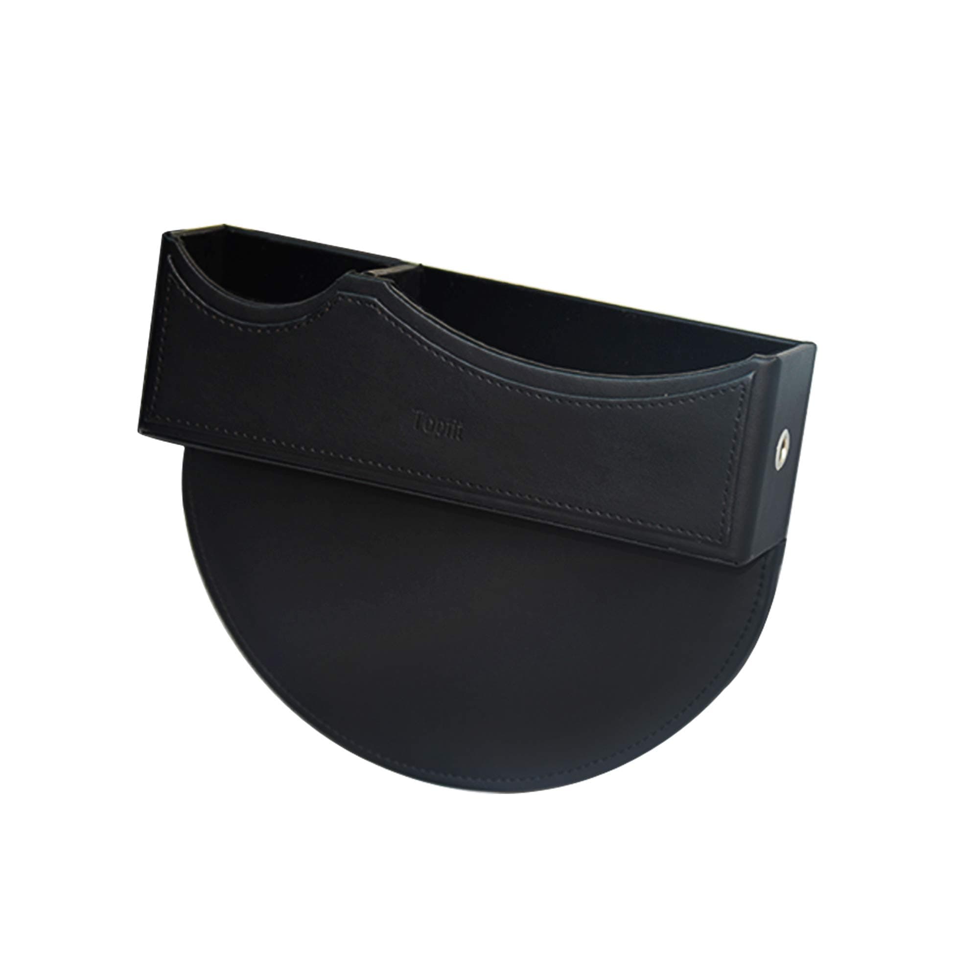 PU Leather Car Pocket Organizer insert in Seat Gap,Multi-functional Storage Box for Tesla Model S Model X Model 3