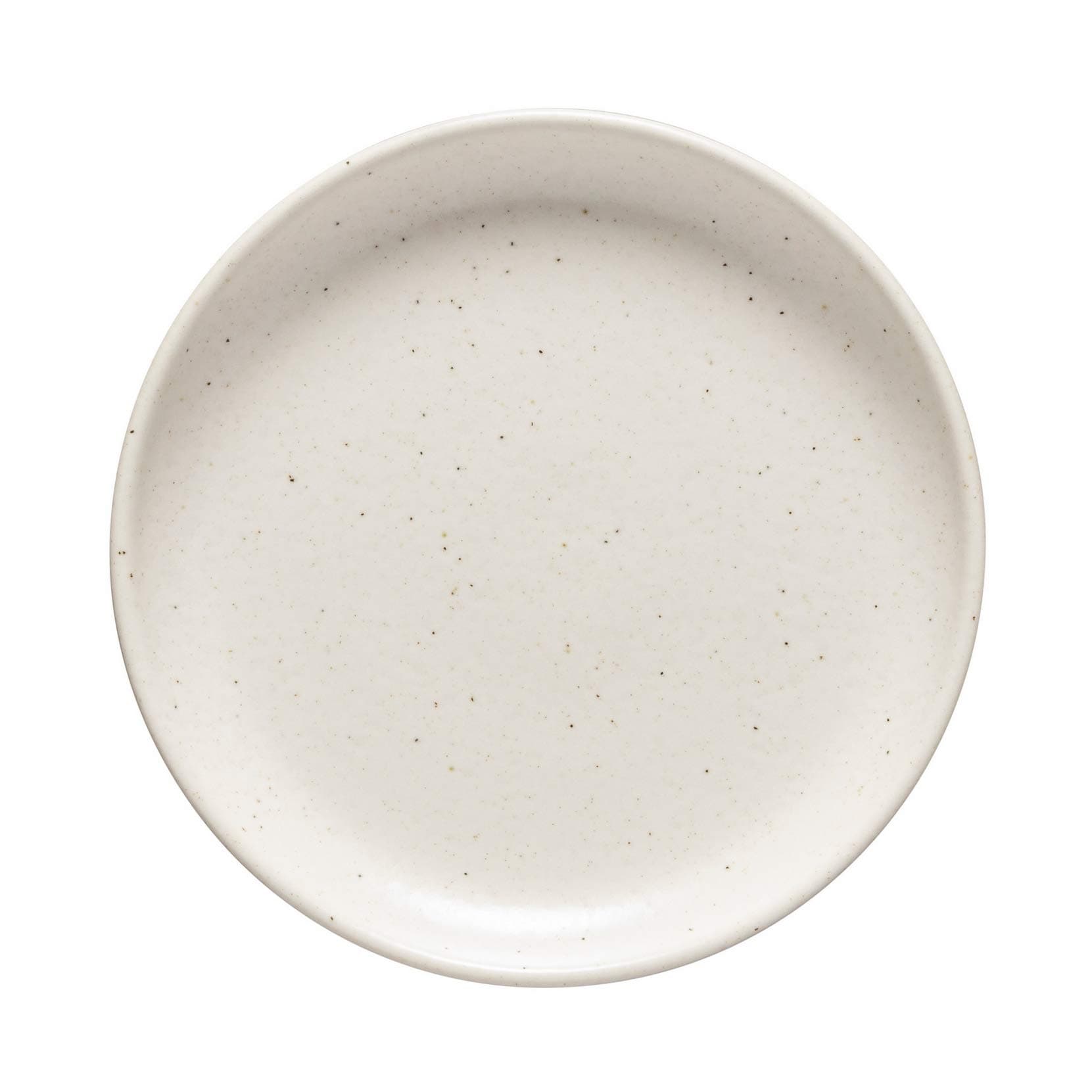 Casafina Stoneware Ceramic Dish Pacifica Collection Bread Plate 6.25" (2-Piece Set), Vanilla