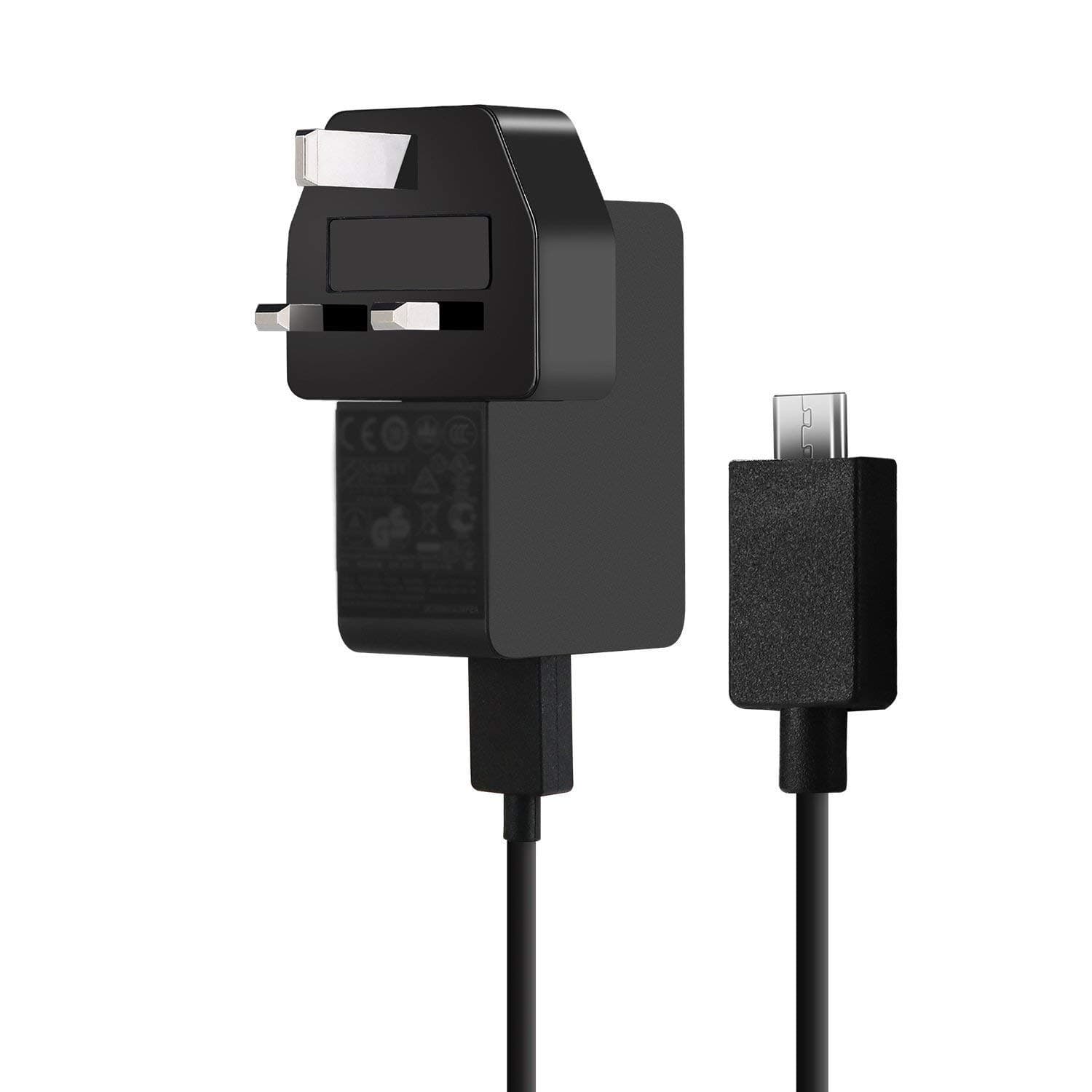 【EU Certified】Surface 3 Charger 5.2V/2.5A 13W Charger Adapter Power Supply for Microsoft Windows Surface 3 Charger 1751