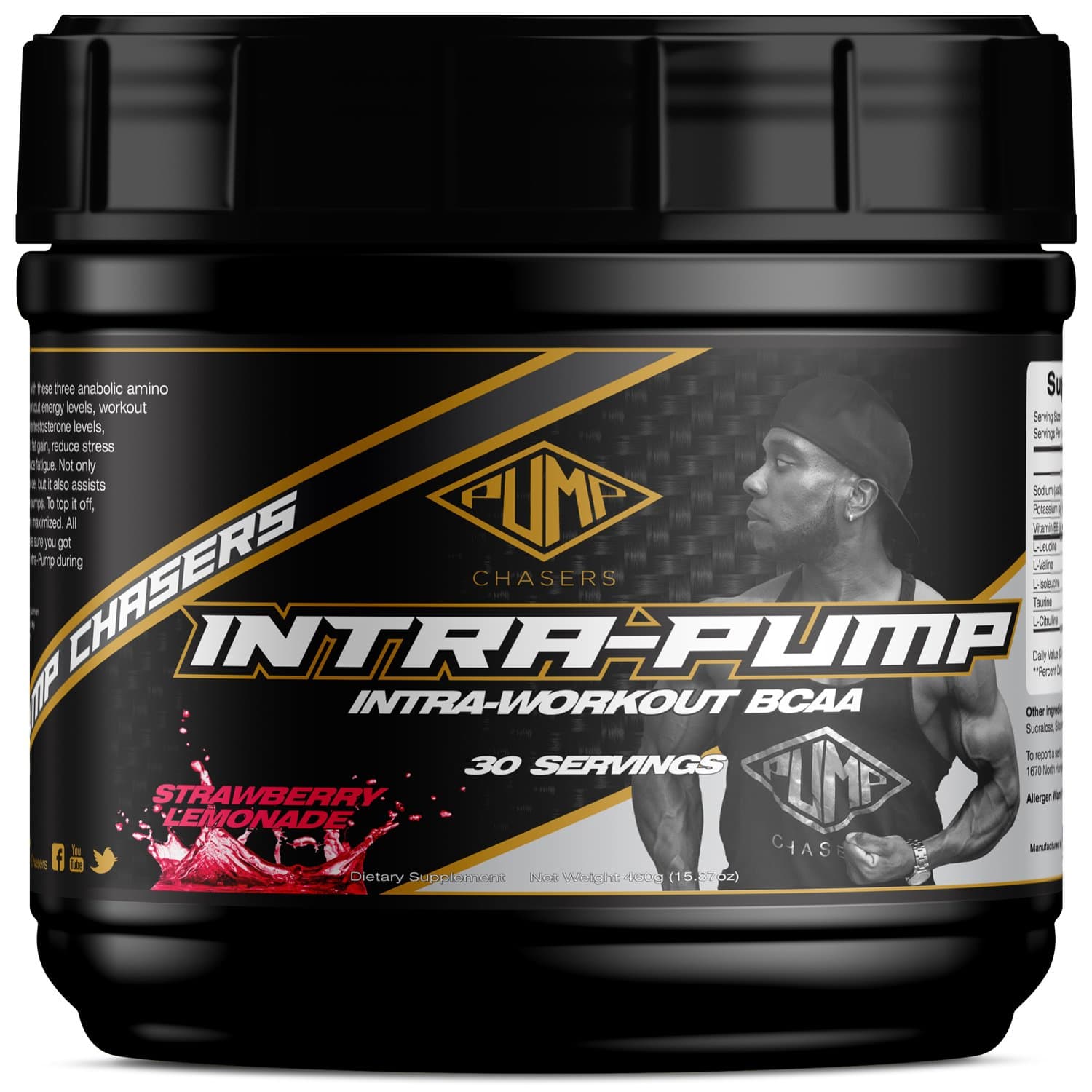 Pump Chasers Intrapump Strawberry Lemonade - Intraworkout BCAA Powder
