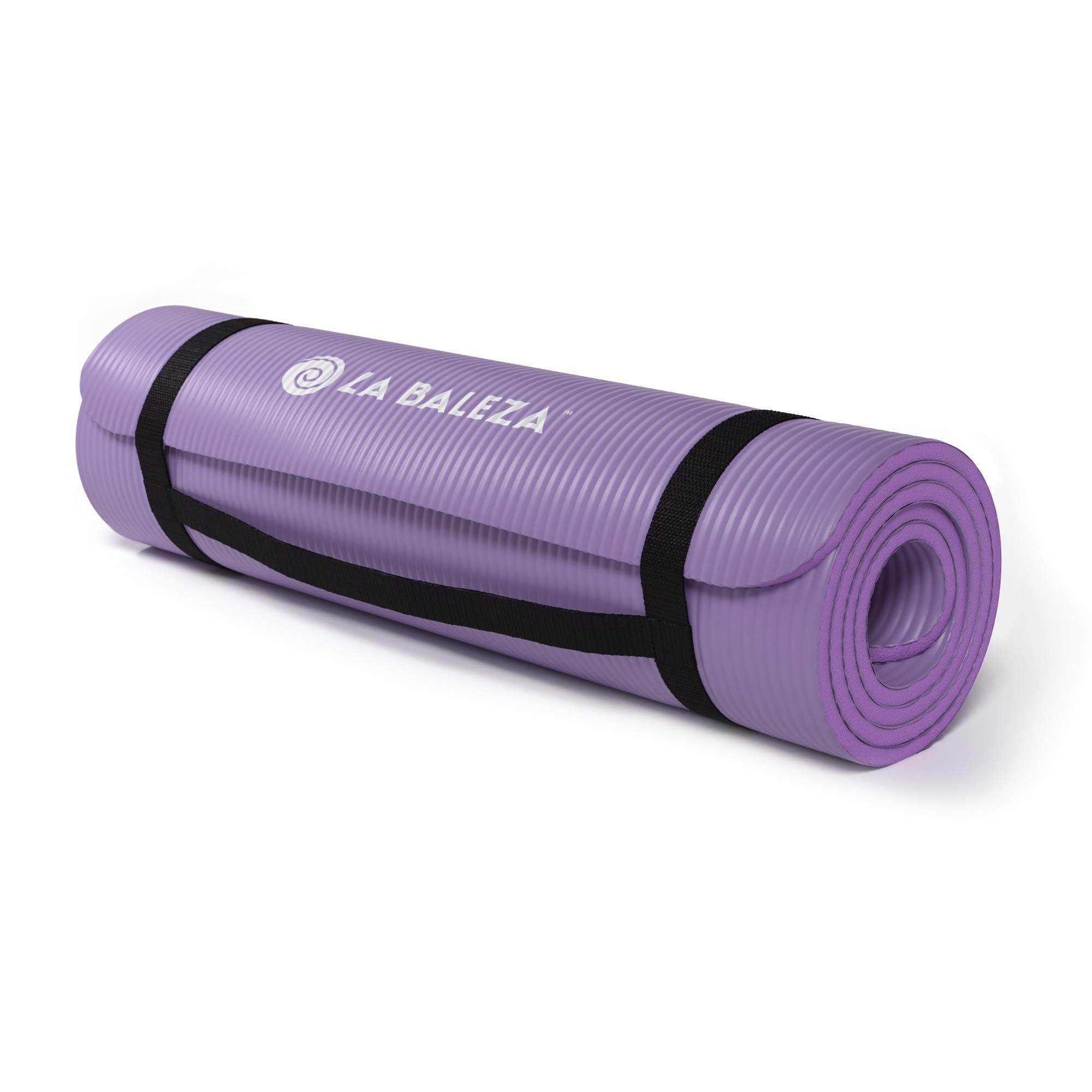 La Baleza 1/2-Inch Extra Thick Yoga Pilates Exercise Mat, Multiple Colors Available