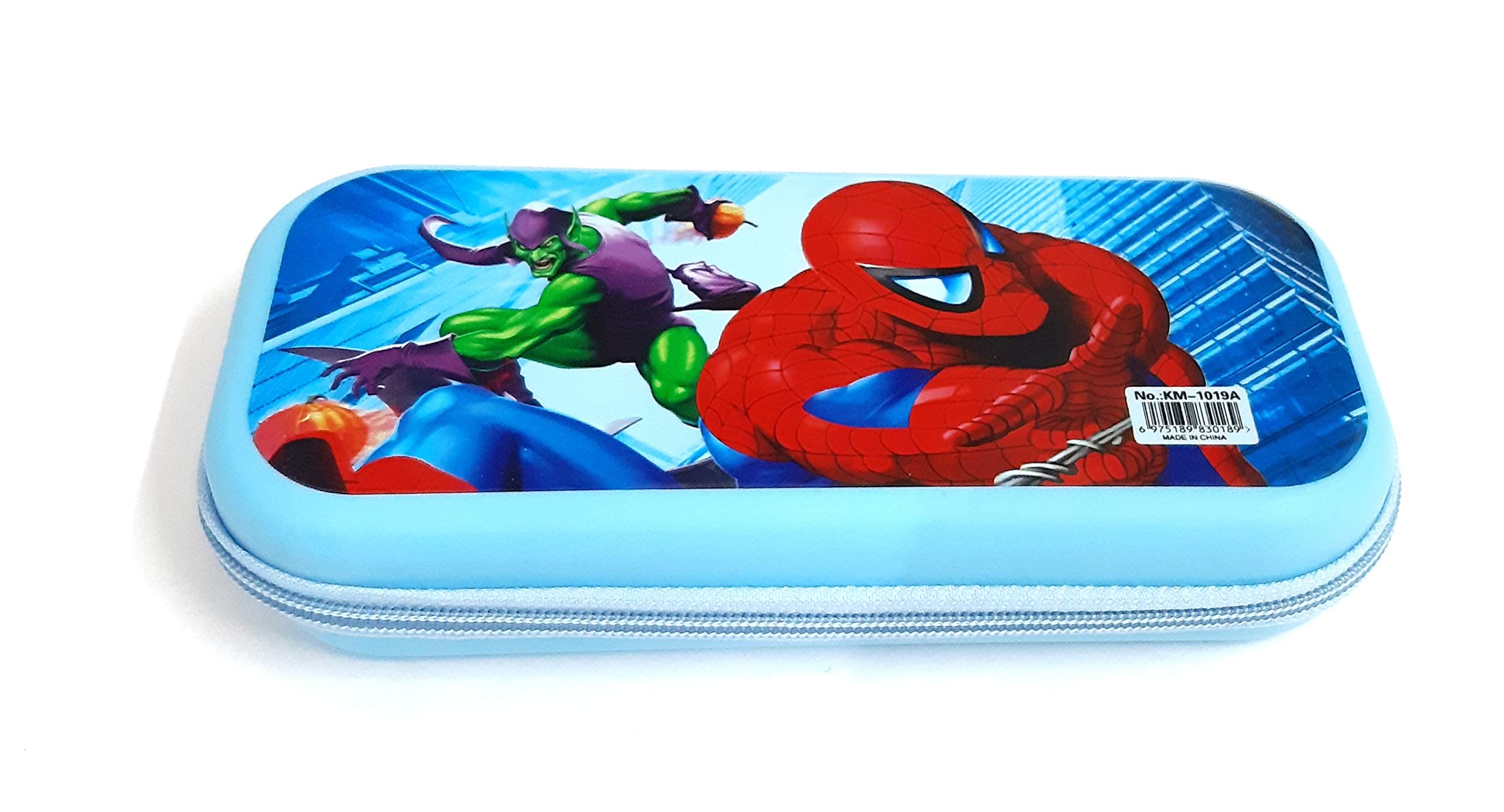 Infinity Marks Premium Silicon Stylish Hardtop 3D Print Disney and Marvel Character Large Capacity Zipper Pencil Case Organizer School Kids Boys Girls Pen Holder Pouch Multipurpose New (Spider Man)