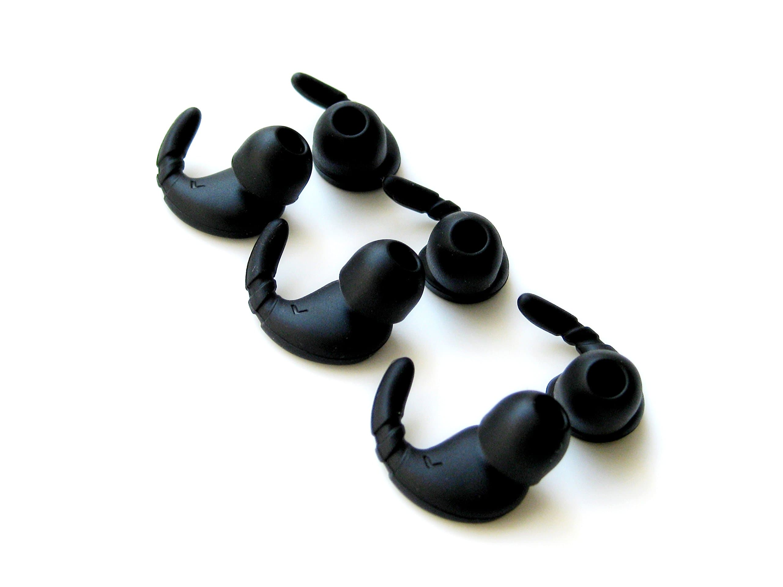 6pcs (B-NSTB) Left and Right Side Replacement Stabilizers Fins Wing Eartips Earbuds Compatible with Sennheiser (M2IE) Momentum I and Momentum G In Ear Earphones