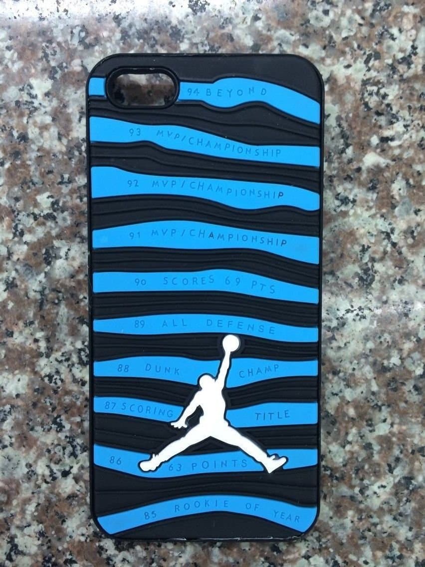 NSY® - Air Jordan PC Hard Case for Apple iPhone iphone 6 Plus (Sole 1 - Blue)