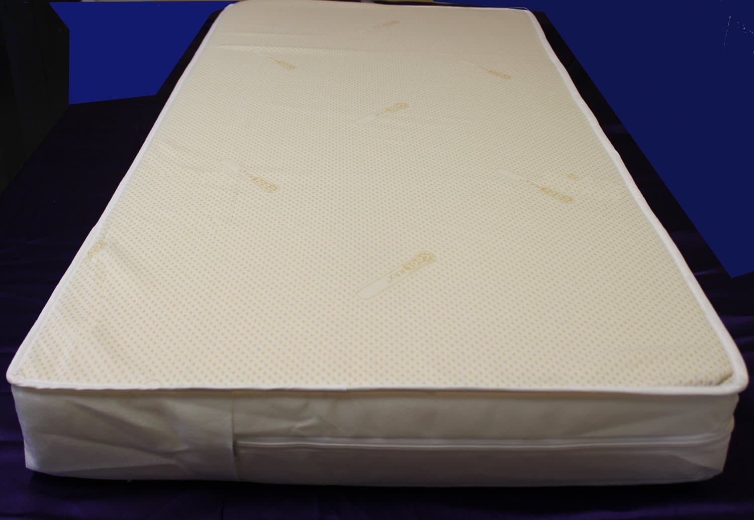 NightyNite™ Coolmax© and MaxiSpace Sprung Cot Mattress 130 x 70 size Hypo-Allergenic,
