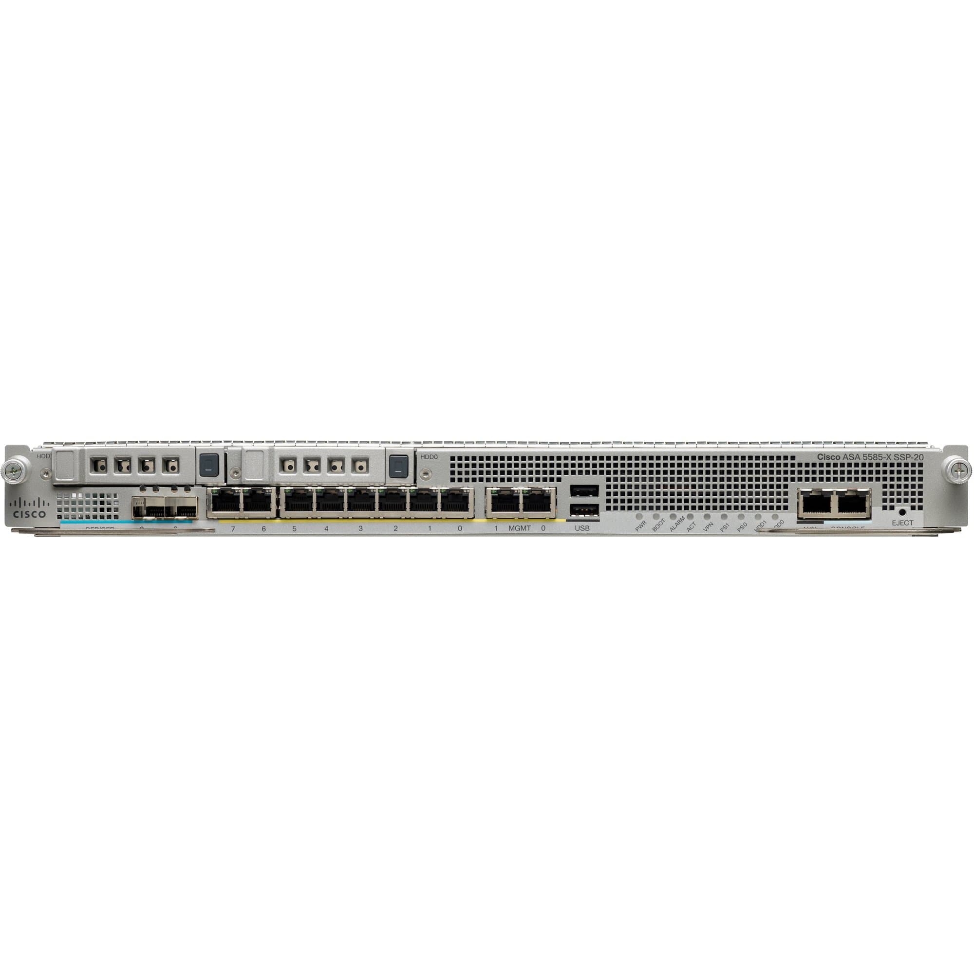CISCO - SECURITY/VPN (SPEC ELIGI ASA 5585-X CHASSIS WITH SSP20 8GE 2SFP 2GE MGT 1 AC DES EN